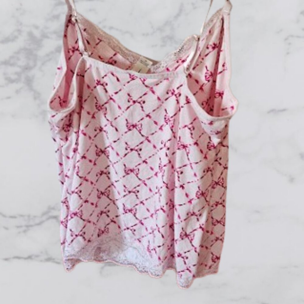 Jessica Simpson Pink Bow with Lace Sleep Camisole - NWOT - Picture 5 of 5